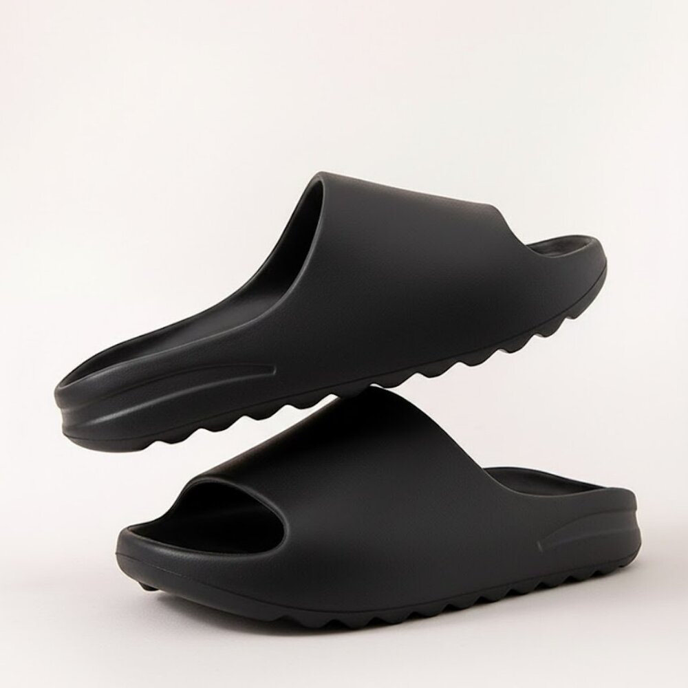 Unisex Extra-Thick Foam Comfort Slides – Soft EVA Spa Sandals for Eve